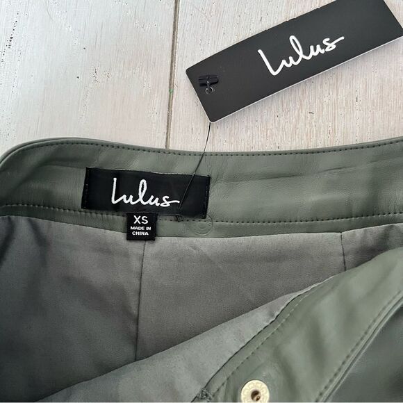 Lulus Most Fab Vegan Leather Mini Skirt‎ - Picture 2 of 3